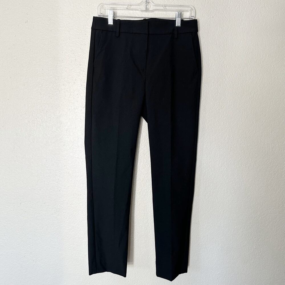 J. Crew Factory Pants Womens Petite Slim-Fit Full-Length Trouser Black Size 8P - Picture 3 of 9